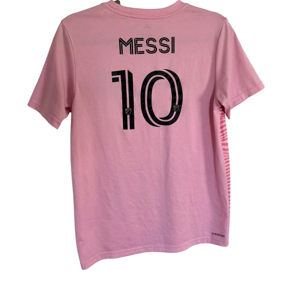 Adidas Inter Miami CF Messi 10 Pre-Match Jersey Pink Mens Large MLS Soccer Shirt